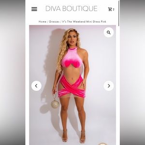 Pink Velvet and Mesh Birthday Party Dress